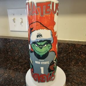 NEW! Ohio State Buckeyes Grinch Tumbler